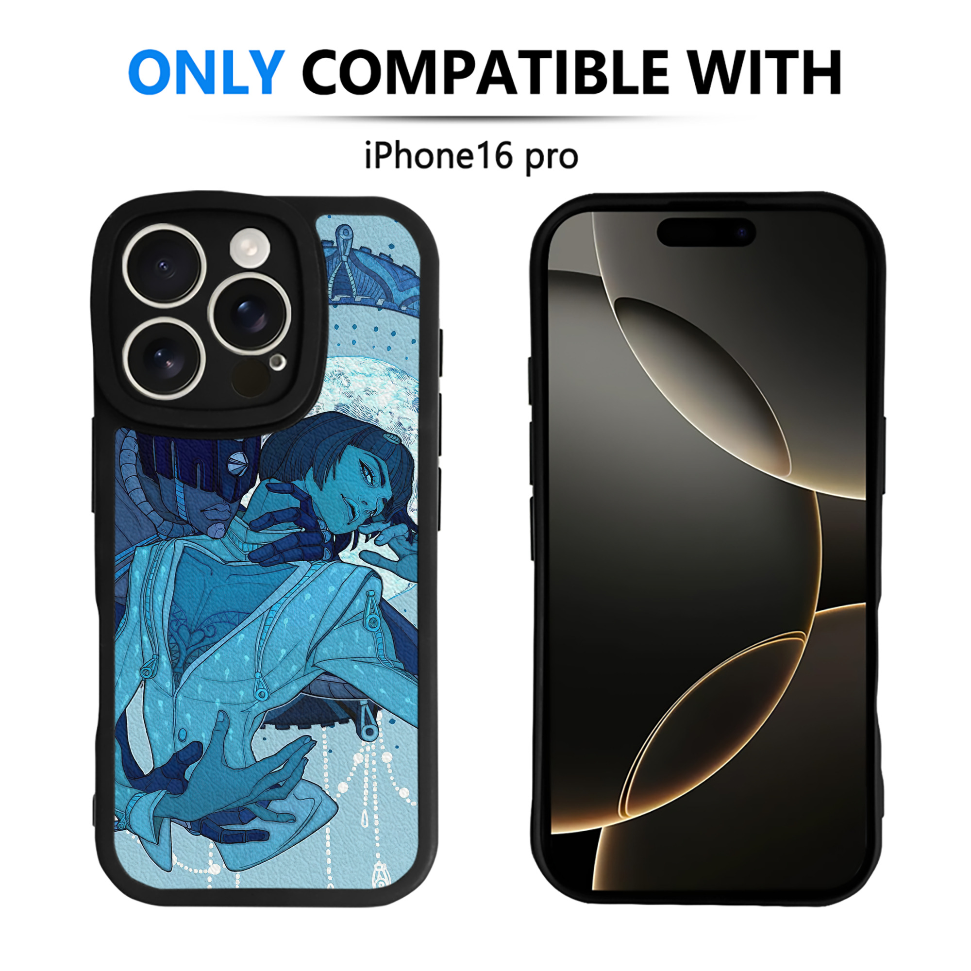 （画像用） ジョジョの奇妙な冒険 JoJo's Bizarre Adventure 【iPhone 16シリーズ対応】シリコンスマホケース（レザー調） 材質：シリコン